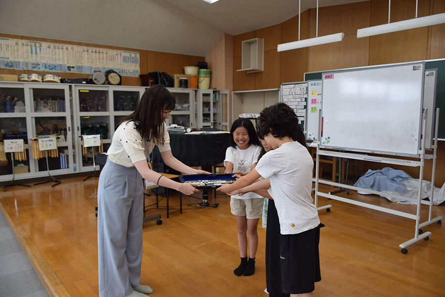 【東京都調布市】フルートを寄付して下さり、ありがとうございます